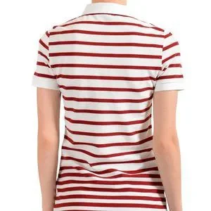 Burberry Tops Burberry Womens Striped Short Sleeve Polo Blouse